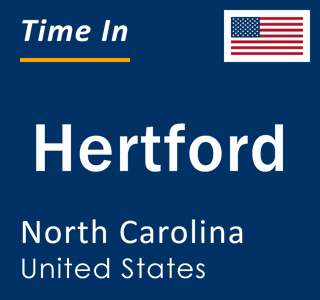 Current local time in Hertford, North Carolina, United States