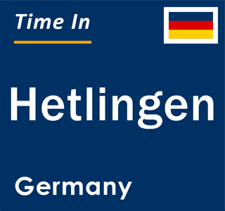 Current local time in Hetlingen, Germany