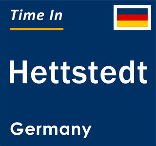 Current local time in Hettstedt, Germany