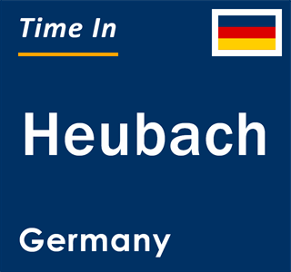 Current local time in Heubach, Germany