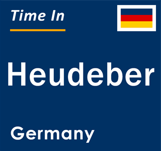 Current local time in Heudeber, Germany