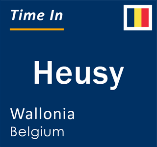 Current local time in Heusy, Wallonia, Belgium