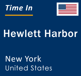 Current local time in Hewlett Harbor, New York, United States