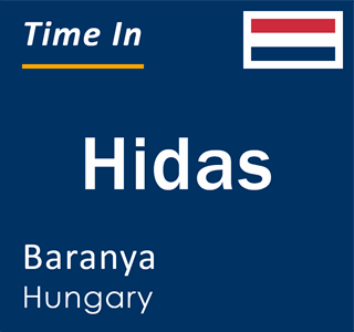 Current local time in Hidas, Baranya, Hungary