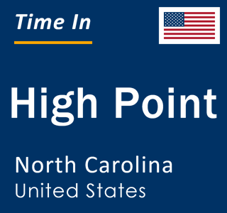 Current local time in High Point, North Carolina, United States