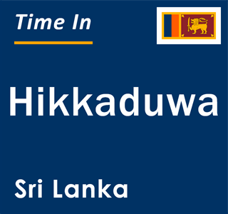 Current local time in Hikkaduwa, Sri Lanka