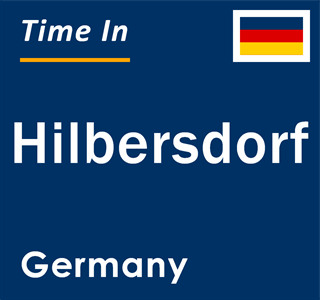 Current local time in Hilbersdorf, Germany