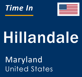 Current local time in Hillandale, Maryland, United States