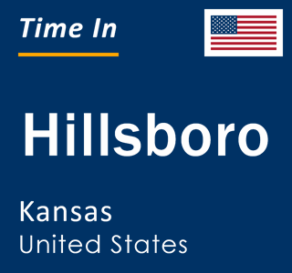 Current local time in Hillsboro, Kansas, United States