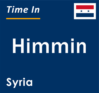 Current local time in Himmin, Syria