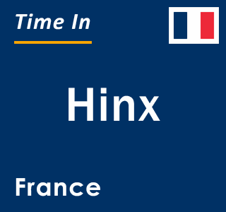 Current local time in Hinx, France