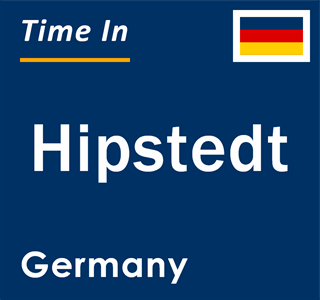 Current local time in Hipstedt, Germany