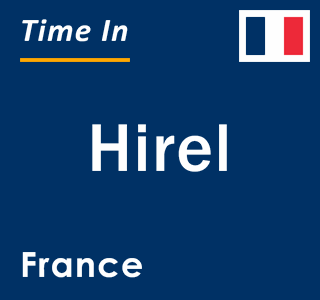 Current local time in Hirel, France