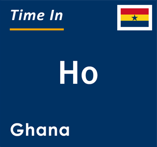 Current local time in Ho, Ghana