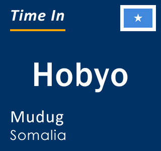 Current local time in Hobyo, Mudug, Somalia