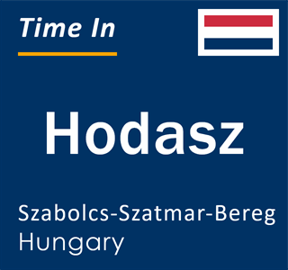 Current local time in Hodasz, Szabolcs-Szatmar-Bereg, Hungary