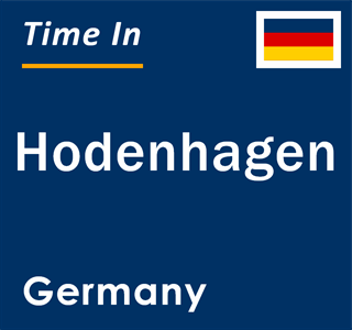 Current local time in Hodenhagen, Germany