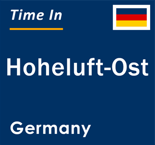 Current local time in Hoheluft-Ost, Germany