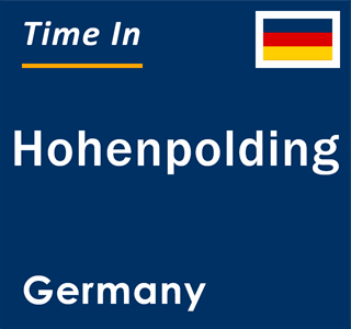 Current local time in Hohenpolding, Germany