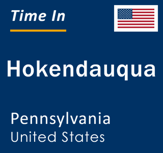 Current local time in Hokendauqua, Pennsylvania, United States