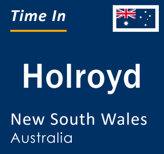 Current local time in Holroyd, New South Wales, Australia