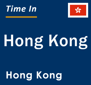 Current local time in Hong Kong, Hong Kong