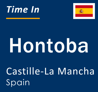 Current local time in Hontoba, Castille-La Mancha, Spain