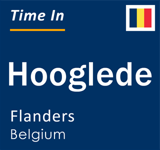 Current local time in Hooglede, Flanders, Belgium