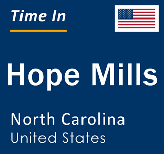 Current local time in Hope Mills, North Carolina, United States