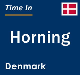 Current local time in Horning, Denmark