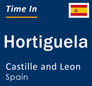 Current local time in Hortiguela, Castille and Leon, Spain