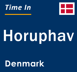 Current local time in Horuphav, Denmark