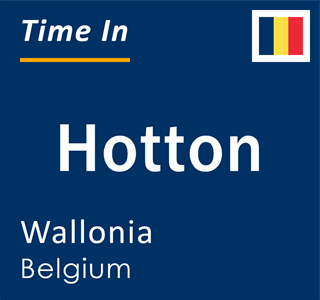 Current local time in Hotton, Wallonia, Belgium