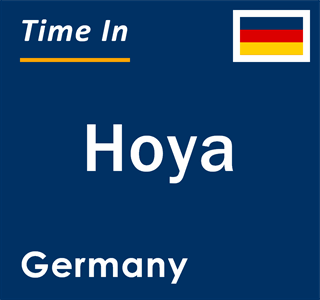 Current local time in Hoya, Germany