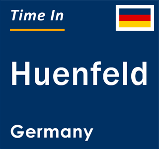 Current local time in Huenfeld, Germany