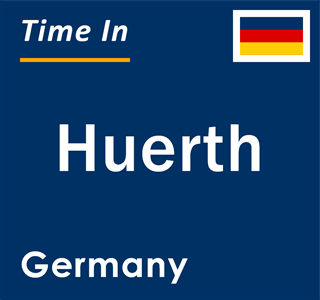 Current local time in Huerth, Germany