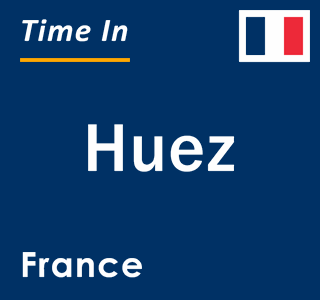 Current local time in Huez, France