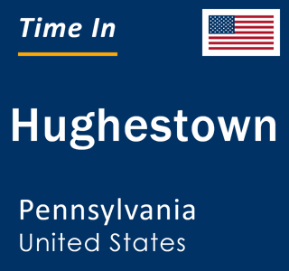 Current local time in Hughestown, Pennsylvania, United States