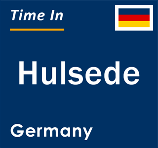 Current local time in Hulsede, Germany