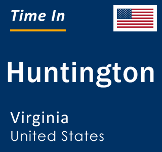 Current local time in Huntington, Virginia, United States