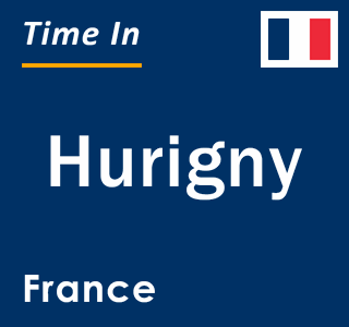 Current local time in Hurigny, France