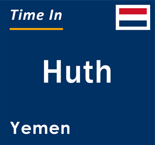 Current local time in Huth, Yemen