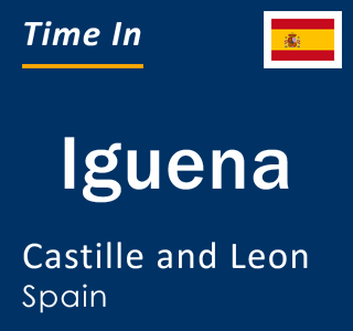 Current local time in Iguena, Castille and Leon, Spain