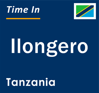 Current local time in Ilongero, Tanzania