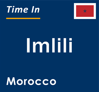 Current local time in Imlili, Morocco