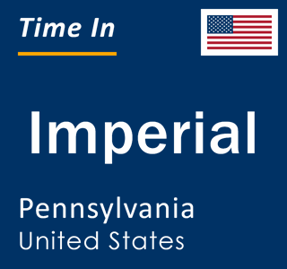 Current local time in Imperial, Pennsylvania, United States