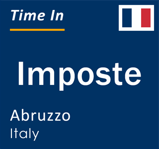 Current local time in Imposte, Abruzzo, Italy