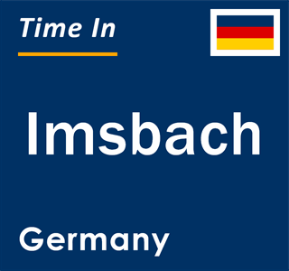 Current local time in Imsbach, Germany