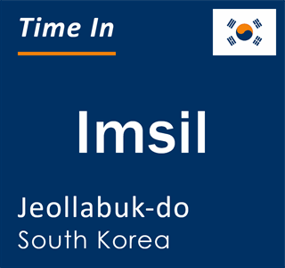 Current local time in Imsil, Jeollabuk-do, South Korea