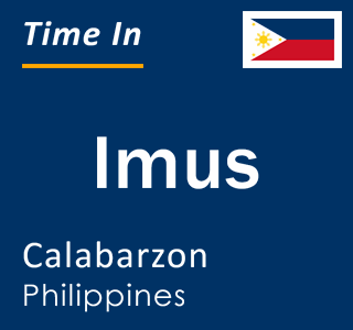 Current local time in Imus, Calabarzon, Philippines